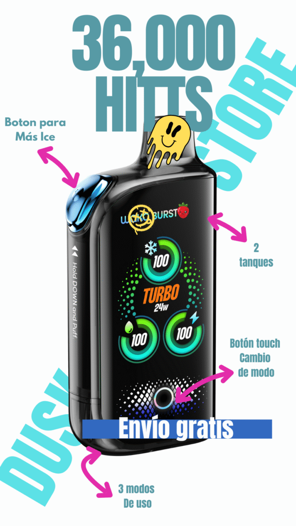 WAKA BURST 36,000 PUFFS DESECHABLE