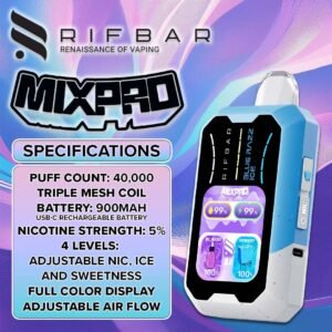 RIFBAR MIXPRO 40,000 PUFFS