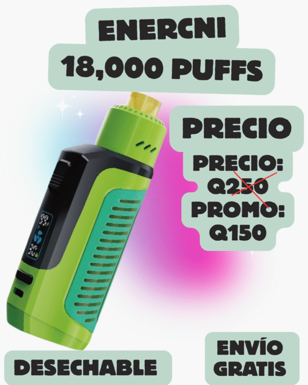 ENERCNI 18,000 PUFFS DESECHABLE